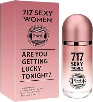 Hybrid & Company 717 Sexy Women Fragrance for Women Eau De Parfum Natural Spray Sweet Scent, 3.4 Fl Oz