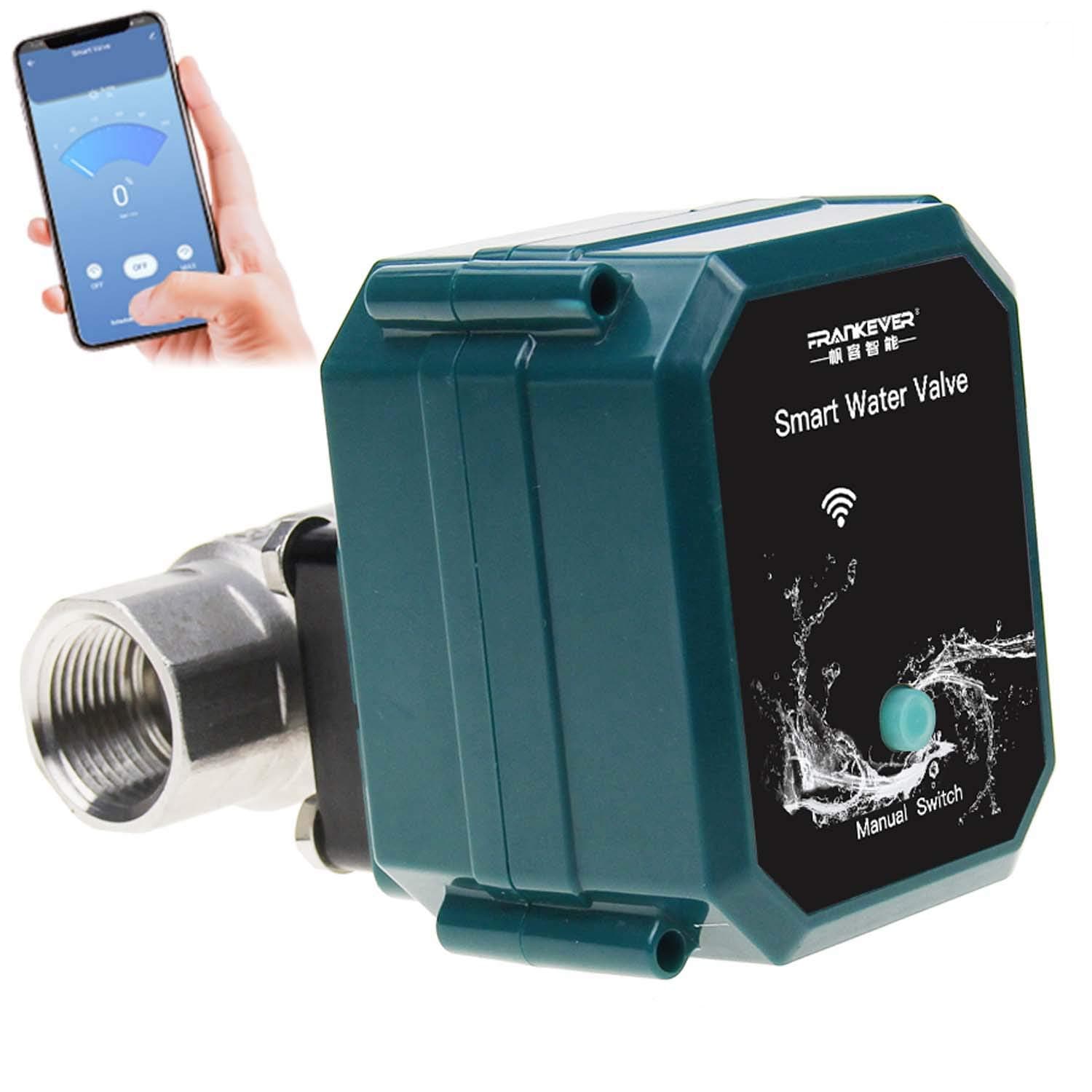 FROGBROZigbee Water Valve Controller, Wireless Water Timer, Automatic Irrigation, IP67 Waterproof, USB Powered, Smartphone Control, Compatible with Alexa Google Home