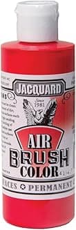 Jacquard Airbrush Color 4Oz Transparent Red