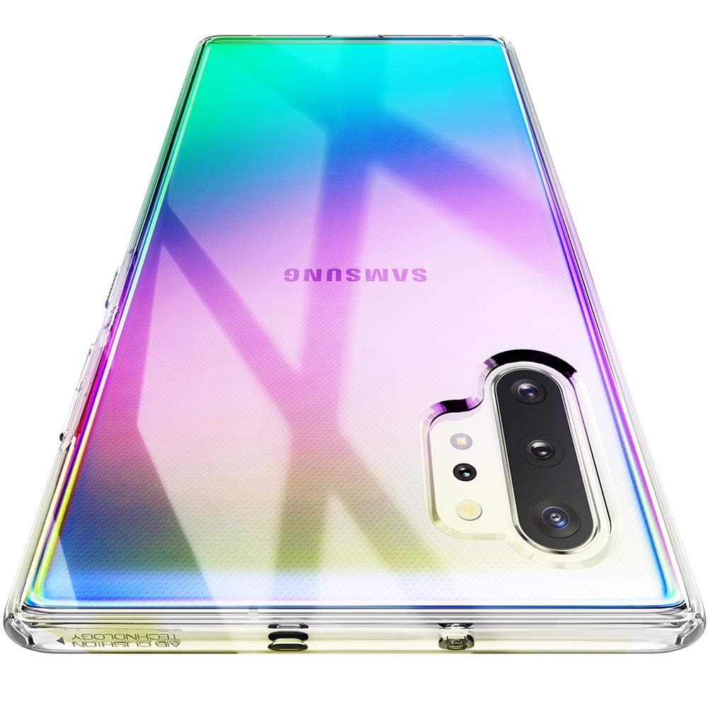 [Spigen] Galaxy Note10 Plus Case [SC-01M SCV45] Compatible TPU Full Clear Thin Simple Lightweight Wireless Charging Compatible Liquid Crystal 627CS27327 (Crystal Clear)