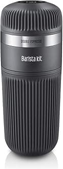 Wacaco Barista Kit With Accessories Of Nanopresso Prtable Mini Esspresso Coffee Maker For Travel, Camping, Office