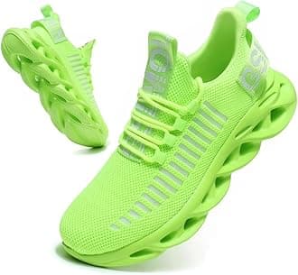 Jakcuz Women's Lace Up Walking Shoes Breathable Ultra Lightweight Sport Casual Ladies Girls Fashion Platform Sneakers