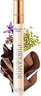 PUREAMOR Pheromones Perfumes for Women, Pepper & Spicy Sandalwood Perfume, Long Lasting Men Eau de Parfun, Premium Scent Blend Perfumes for Women, 0.41 fl. Travel Perfume Spray