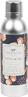 Greenleaf Gifts Saffron & Silk Scented Room Air Freshener Spray | Non-Aerosol 7 oz Spray | Scented Air Freshener for Home | Home Fragrance for Bedroom & Bathroom