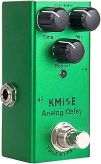 Kmise Analog Delay Electric Guitar Effects Pedal Mini Single Type DC 9V True Bypass