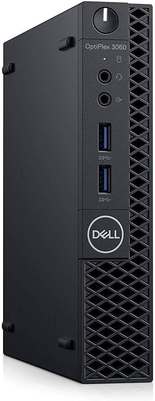 Dell OptiPlex 3060 Tiny Computer Micro Tower PC, Intel Core i5-8500T Processor, 16GB DDR4 Ram, 512GB NVMe SSD, Display Port, HDMI, Wi-Fi, Wireless Keyboard & Mouse, Windows 11 Pro (Renewed)