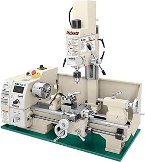 - Grizzly Industrial G0769-8" x 16" Variable-Speed Combination Lathe/Mill