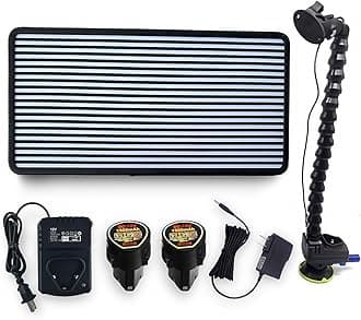 PDR Light Board, PDR Dent Reflection Light Board, LED Stripe Line Board Paintless Dent Repair Light, Lithium Battery Powered PDR Repair Reflection Tool for Car Body Dent Removal