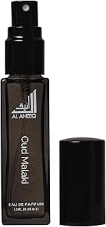 AL ANEEQ Oud Malaki Perfume for Men Arabic Oud Perfume - 10ml Eau de Parfum for Mens