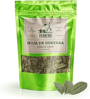 Yerbero - Whole Guava Leaf 2oz (56gr) Herbal Tea (Te Hojas De Guayaba) | Crafted By Nature100% All Natural Fresh Tea Tea | Non-GMO | Gluten-free.