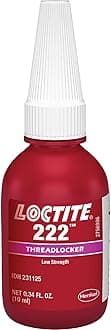 Loctite 21463 Purple 222 Low Strength Threadlocker, 10 mL Bottle
