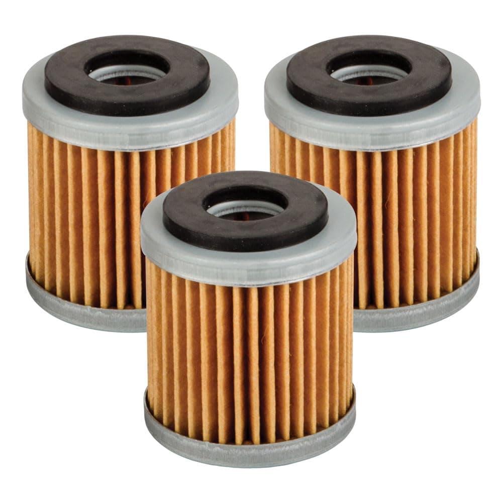 First Line Oil Filter 3‑Pack – High-Flow Replacement Compatible with Yamaha YZ250F (2003–2025) & YZ450F (2004–2025)