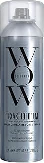 Texas Hold ‘em Big Hold Hairspray - High Performance, Strong Hold Hairspray with Heat Protection for Long-Lasting Styles That Won’t Fold in High Humidity