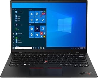 Lenovo (Refurbished) ThinkPad X1 Carbon Gen 9 Business Laptop PC. | intel Quad-Core i7-1185G7 Up to 4.80 GHz. CPU | 16GB RAM | 512GB SSD | 14" FHD Touchscreen | Windows