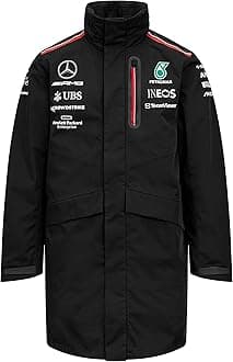 Mercedes AMG Petronas Formula One Team - 2023 Team Rain Jacket - Black - Men - Size: 3XL