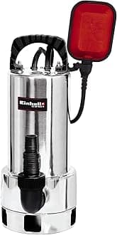 Einhell GC-DP 9035N Clean/Dirty Water Pump | 900W Stainless Steel Submersible Pump, 18,000 L/H, Float Switch, 10m Cord | 2-In-1 Electric Sump Pump - Drain Floods, Empty Hot Tubs And Pools