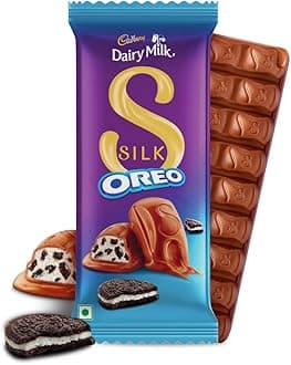 Cadbury Dairy Milk Silk Oreo Chocolate Bar, 124 g
