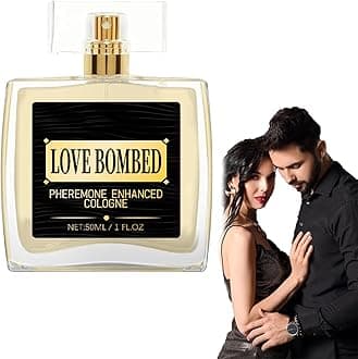Love Bombed - Pheromone Cologne for Men, Love Bombed Cologne For Men, Enhanced Scents Pheromone Perfume, Long-Lasting Pheromones Scent Spray, Hypnosis Cologne Fragrances for Men (1PC)