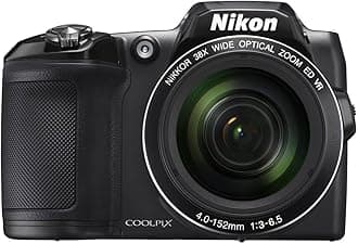 Nikon COOLPIX L840 Digital Camera with 38x Optical Zoom and Built-In Wi-Fi (Black)