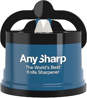 AnySharp World's Best Knife Sharpener with PowerGrip