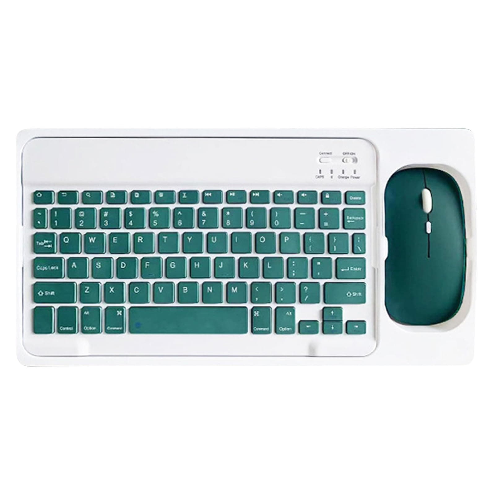Keyboard and Mouse Wireless Combo 2.4GHz, Compact Cordless Computer Keyboard and Mouse Set, Silent Wireless Keyboard and Mouse, Lag-Free for Computer, Laptop, PC, Windows, Chrome OS