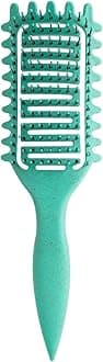 Curl Defining Brush,2024 Curly Hair Brush,Vented Hair Brush for Detangling, Shaping and Defining Curls For Women and Men Less Pulling (Green)