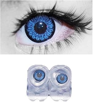 Soft Eye Color Contact Lens (Deep Blue)