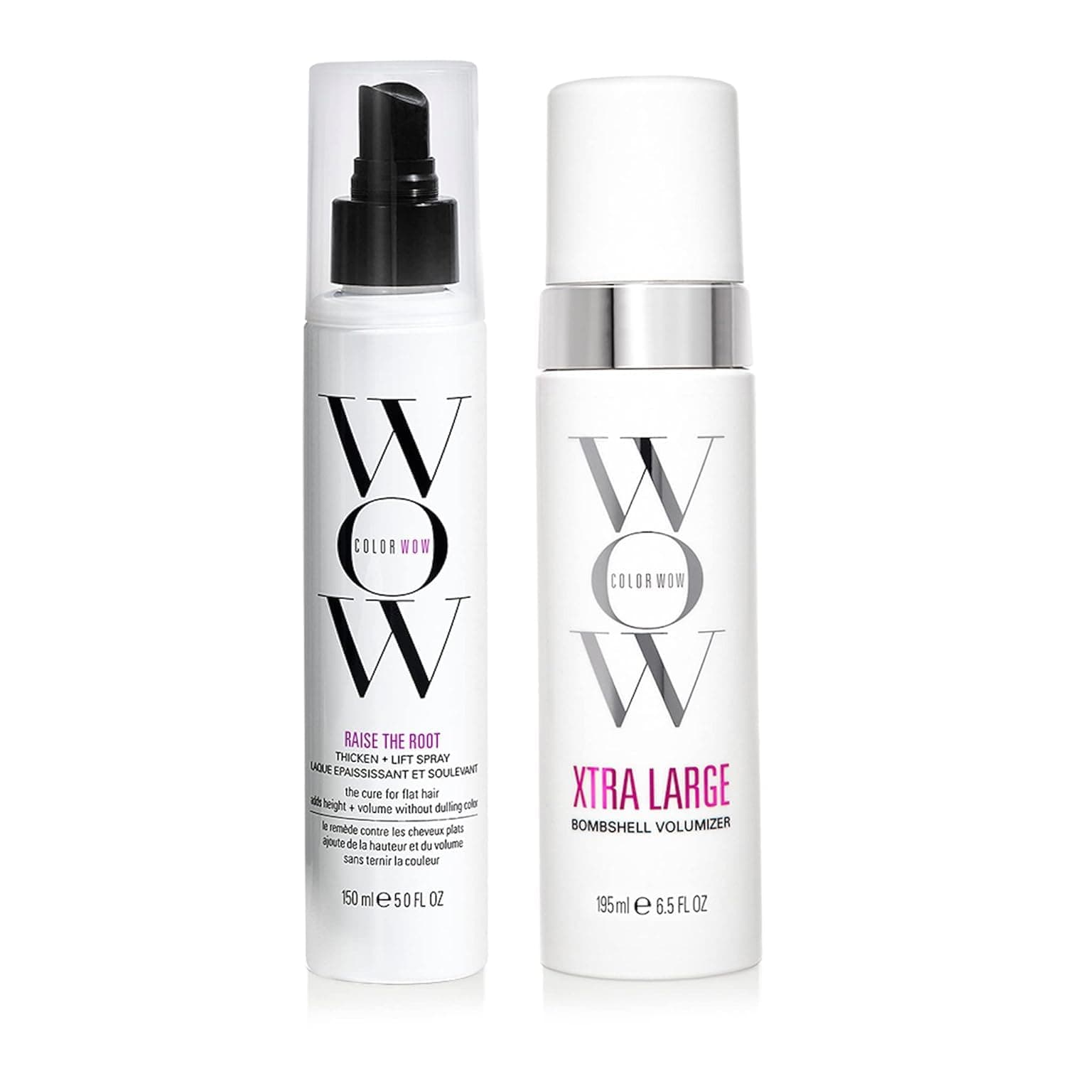 Va-Va-Volume Bundle - Ultimate Volumizing Duo for Fine, Thin, Limp Hair. Raise the Root Creates All-Day Lift at Roots While Xtra Large Adds Weightless Mass for Thick, Glossy Hair