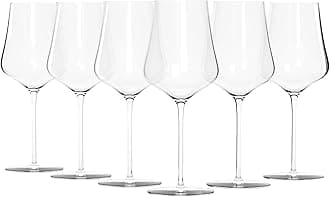 Set of 6 - Austrian Crystal Wine Glass - "StandArt" Edition