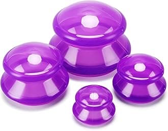 Silicone Cupping Therapy Set, Professional Studio and Home Cupping Set Massage Therapy Cups, Chinese Massage Cups for Cellulite Reduction Cupping Kit,Muscle and Joint Pain Myofascial Cupping Massager