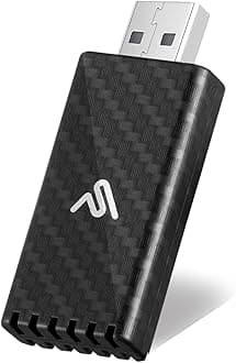 AutoSky Wireless CarPlay Adapter 2025 Pro Edition - Fastest and Most Compact Wireless CarPlay Adapter Factory Wired CarPlay Cars – USB-A and USB-C Cables – Wired CarPlay Required - OTA Updates.