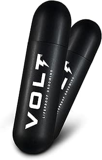 VOLTGrooming Instant Beard Color ECO 2 Pack Refill - Smudge and Water Resistant Quick Drying Brush on Color for Beards, Mustaches, and Eyebrows, Chestnut (Brown/Red)