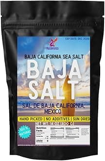 Alebrixes - Premium Grade Baja California Sea Salt 14 Oz (400g) | Unrefined 100% Natural Sea Salt | Sal de Mar de Baja California | Imported from Baja California, Mexico