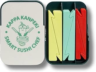 Kappa Kanpeki - Adjustable Vegetable Slicer for Kitchen, Cucumber Slicer, Sushi Cutter & Peeler Set, Trimming with 1mm, 2mm, 3mm Wedges (Kappa Kanpeki - Full Set (1mm, 2mm, and 3mm))