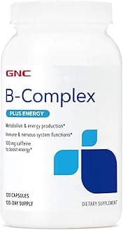 B-Complex Plus Energy | Metabolism & Energy Production | 120 Count