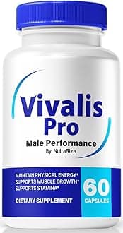 Vivalis Pro Pills - Premium Male Formula for Fast Acting Energy, Endurance, and Performance, Vivalis Pro Capsules for an Active & Balanced Lifestyle, Official Viva Lis Pro (60 Capsules)