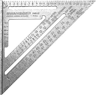 Swanson Tool Co., Inc Swanson EU202 METRIC SPEED SQUARE Grey 25 cm