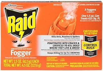 Raid Concentrated Fogger 1.5 Oz -3 Pack