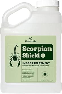 Scorpion Shield (Gallon) Indoor Cedar Oil Pest Control Spray - Kills & Repels Scorpions and Other Pests Guaranteed - Pet Safe