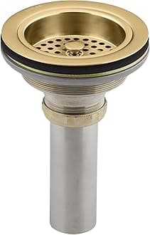Kohler K-8801-2MB Duostrainer Sink Strainer, Vibrant Brushed Moderne Brass