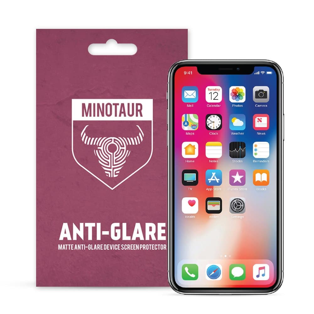 Minotaur Screen Protector for iPhone 11 Pro and iPhone X / XS, Matte Anti Glare (6 Screen Protectors)