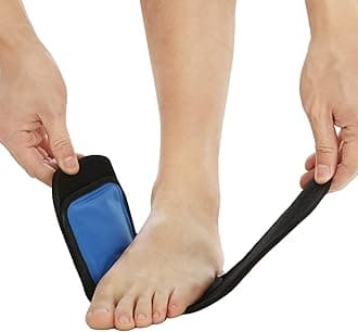 Foot Ankle Ice Gel Pack for Follow and Sole, Cold Hot Therapy Wrap, Reusable Gel Pack for Pain Relief. Great for Sprains, Muscle Pain, Bruises, Injuries, Etc (Foot Arm Elbow Ankle)