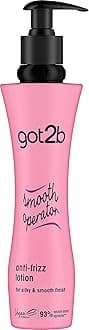 Got2b Anti Frizz Hair Lotion Smooth Operator, Vegan, Up To 230 Degree Heat Protection, Frizz Control, For Smooth Silky Hair, 200ml