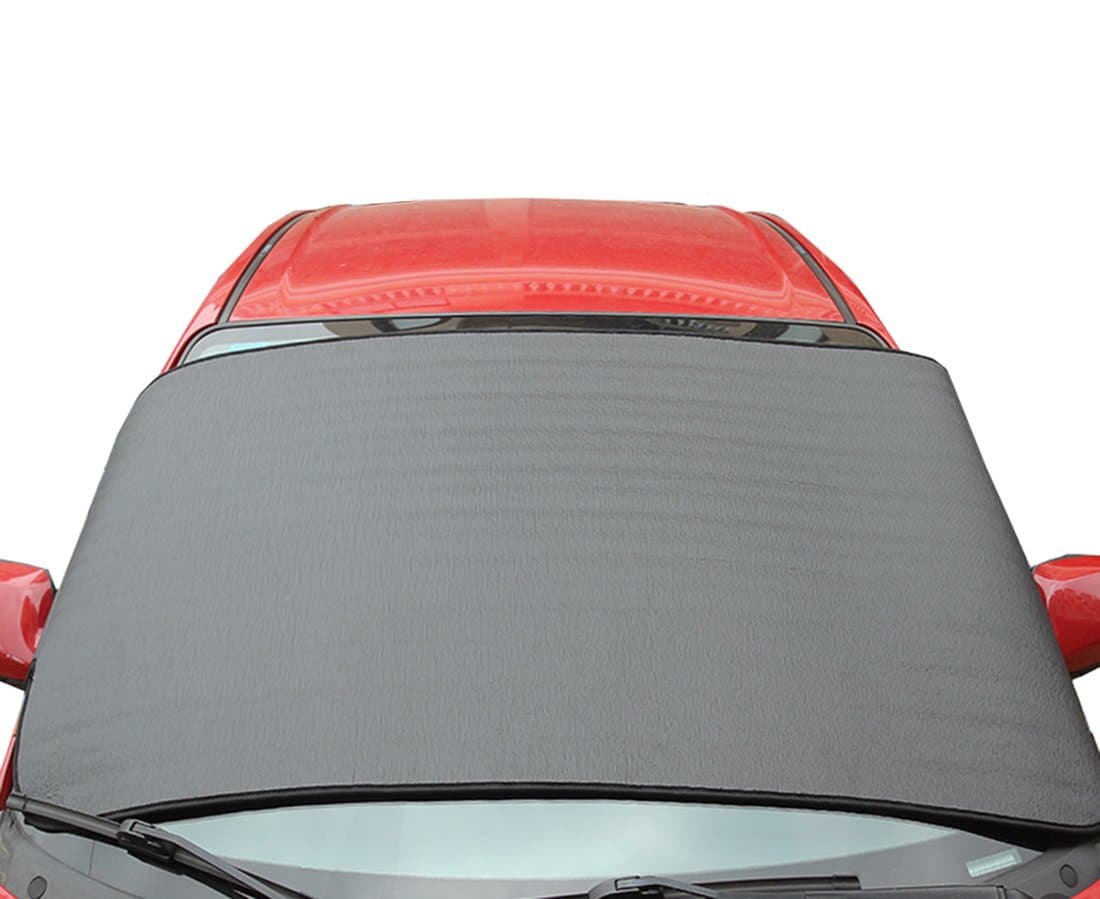 External Plus Thick Car Windscreen Mat Sun Shade Thick Snow Protection Cover away from Damage by UV Ray, Dust, Ice, Frost for Most Car