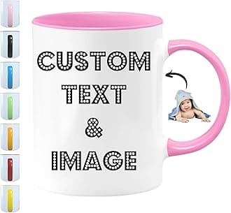 Custom Mug With Pictures - Personalized Coffee Mug With Photo, Text, Logo | Customized Gifts for Men & Women | Taza Personalizada 11oz Tea Cup Printed on Both Sides | Birthdays, Holidays, Mother’s Day