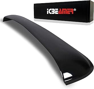[2025 Upgrade] ICBEAMER 36" Sunroof Wind Deflector, Universal Fit, Tinted Moonroof Visor, Reduces Noise, Rain, Wind; Dark Smoke, Smooth, Waterproof, Double-Sided Tape