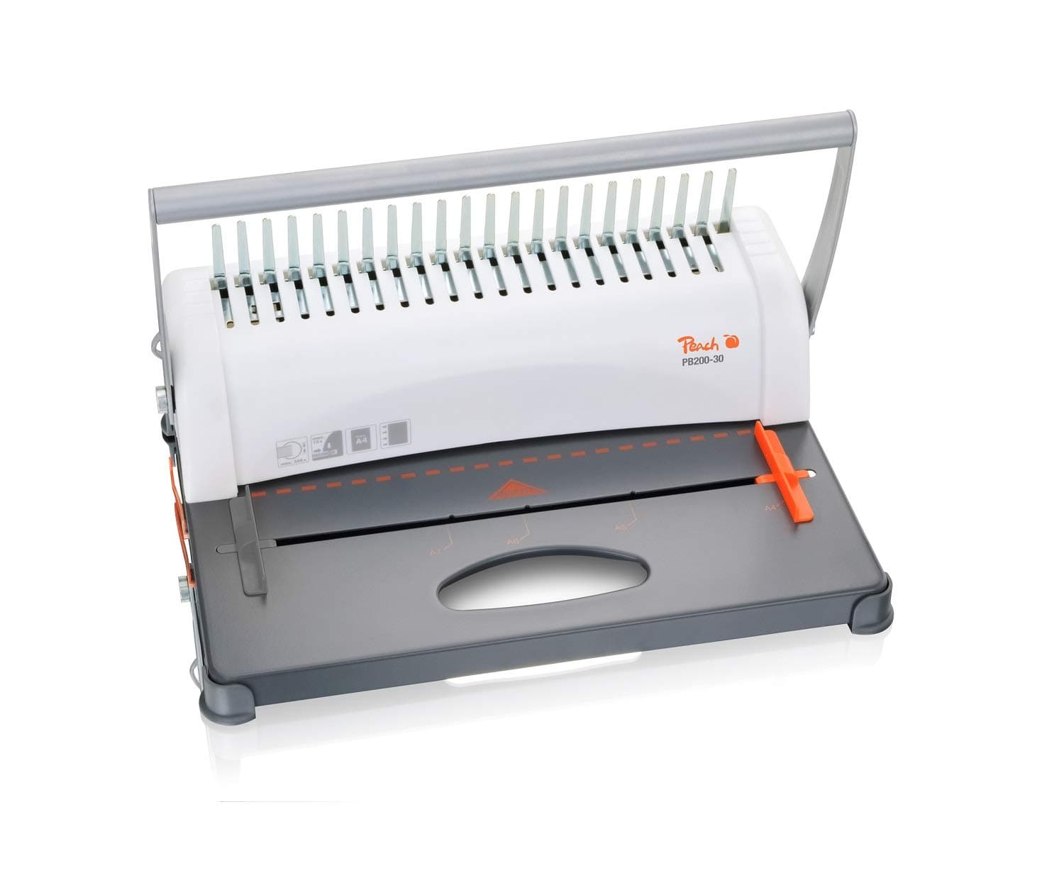 PB200-30 Plastic Binding Device | Star Binder Pro - DIN A4 | Price/Performance Winner | Binds 350 Sheets | Max. 38 mm Binding Spine, 12 Sheets Punching Capacity, incl. 15-Piece Starter Set