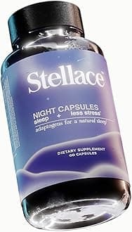 Premium Sleep Supplement: Vegan Night Capsules with Melatonin, Valerian Root & Magnesium Gycinate - Deep Sleep Aid for Conscious Rest, Reduced Nighttime Awakenings - 30 Day Supply