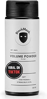 BlackMask Texture Powder for Men, Easy to Apply - Instantly Adds Texture & Volume, All-Natural Ingredients, Strong Hold, Hair Powder for Men
