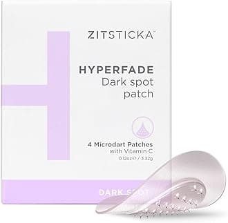 Hyperfade Microdart Pimple Patch, Targets Post-Zit Blemishes, Hydrates & Evens Skin Tone, With Hyaluronic Acid & Vitamin C for Clear, Smooth-Looking Skin (4 count)